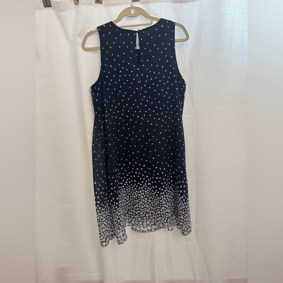 Size large 21” ptp Studio One navy  A-Line Knee-Length Skirt for Cocktail - Picture 5 of 8